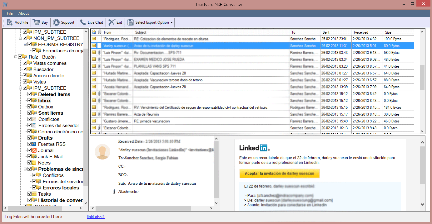 Convert NSF to MSG -2 